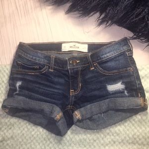 Hollister Dark Jean Shorts